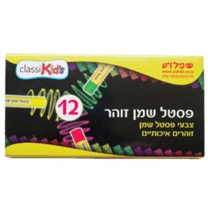 12 צבעי פסטל שמן זוהר