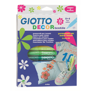 12 טושים לבדים GIOTTO DECOR