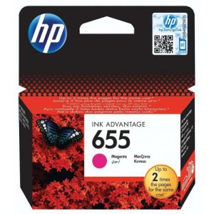 ראש דיו HP 655 מג'נטה