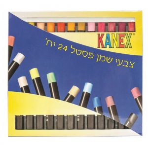 24 צבעי פסטל שמן KANEX