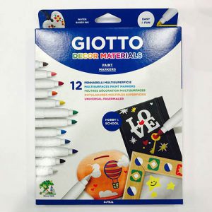 12 טושים לעיצוב ויצירה GIOTTO DECOR