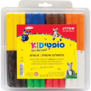 פלסטלינה סופטיקיד - 8 גוונים