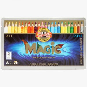 24 עפרונות צבעים משתנים KOH-I-NOOR MAGIC