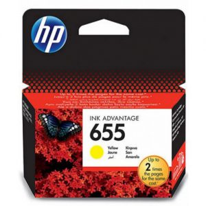 ראש דיו HP 655 צהוב