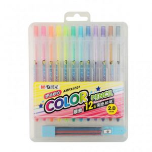 12 עפרונות מכניים צבעוניים 2.00 מ"מ M&G