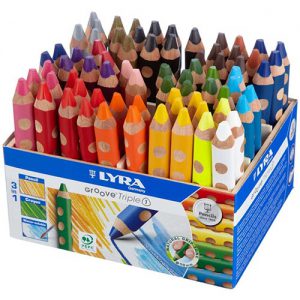 עפרון צבעוני עבה LYRA GROOVE-Triple