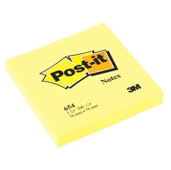 פתקיות דביקות Post-it ריבוע חלק