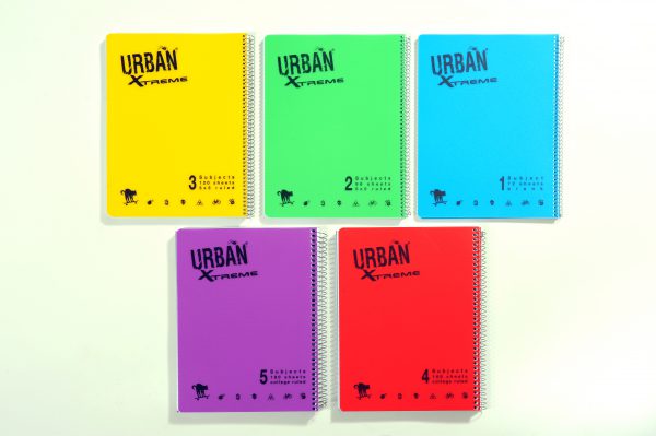 מחברת ספירלה URBAN A4: שורות