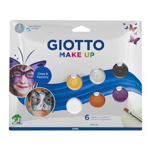 חבילת 6 צבעי פנים מטאלים GIOTTO
