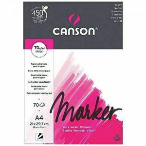 בלוק ציור 70 גרם CANSON MARKER A4