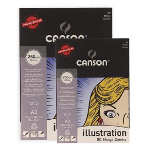 בלוק קומיקס ומנגה CANSON - גודל A3/A4