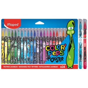 24 טושים מעוצבים "מפלצות" - MAPED COLORSPEPS MONSTER