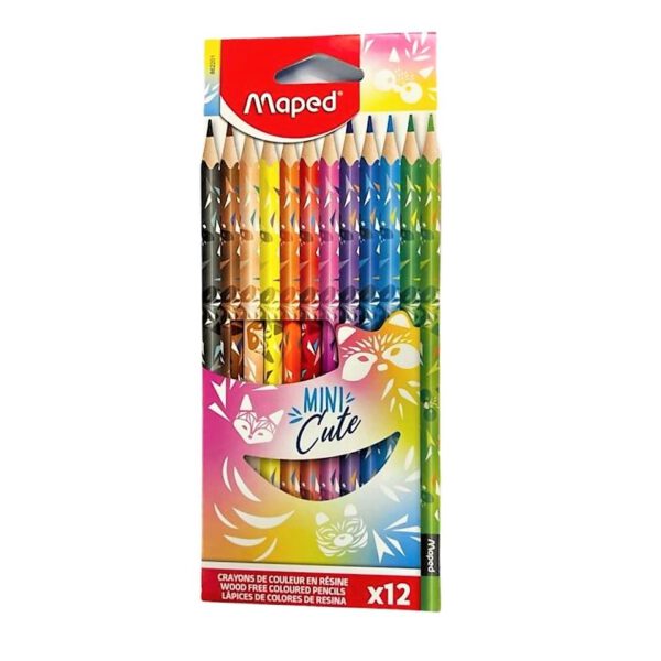 סט עפרונות צבעוניים CUTE יח 12