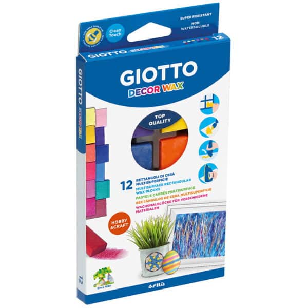 בלוקי שעווה צבעוני GIOTTO
