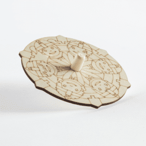 סביבון עץ ליצירה